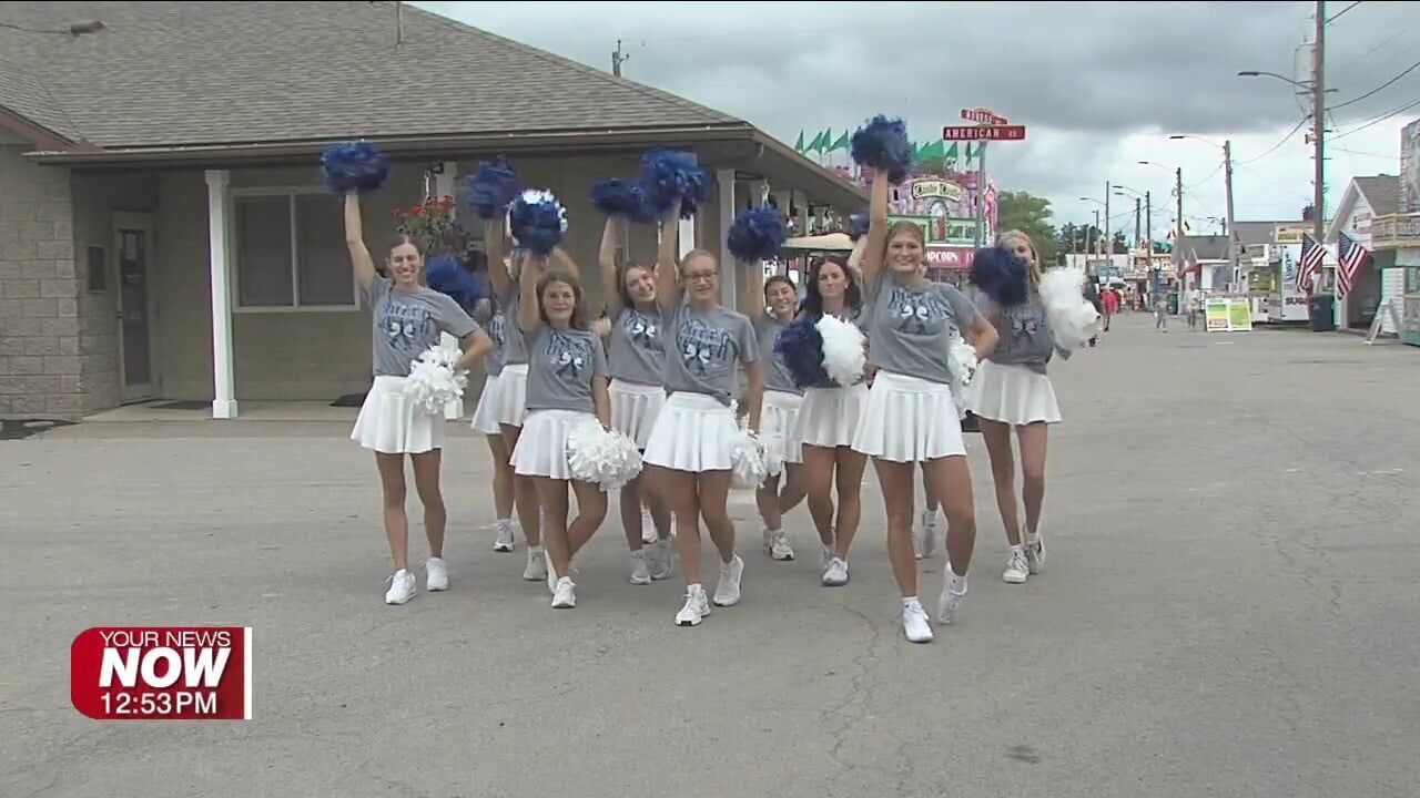 The Allen East Cheer team gives us a preview of the cheerleading competition